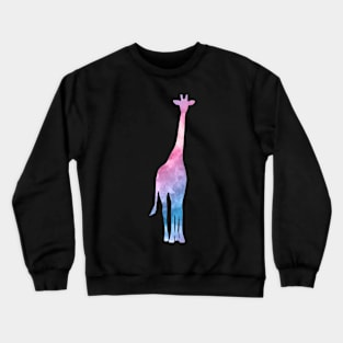 Giraffe Watercolor ANIMAL-1 Crewneck Sweatshirt